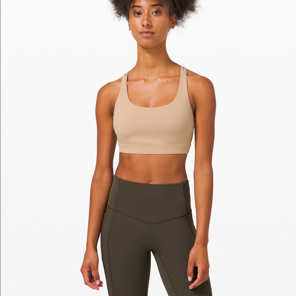 Lululemon Energy Bra in Camel